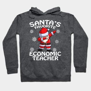 Santas Favorite Economic Teacher Christmas Hoodie